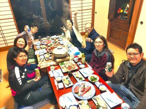 タカアシガニを食べながら忘年会＠西伊豆・田子｜ダイビングショップアリエス