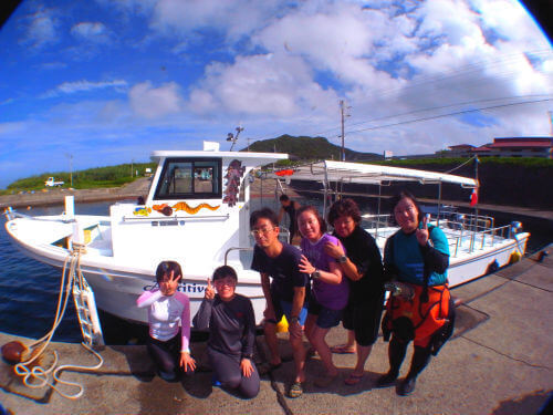千葉県西川名ダイビングツアーのゲスト