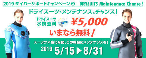 ワールドダイブ水検査無料キャンペーン｜ダイビングショップアリエス