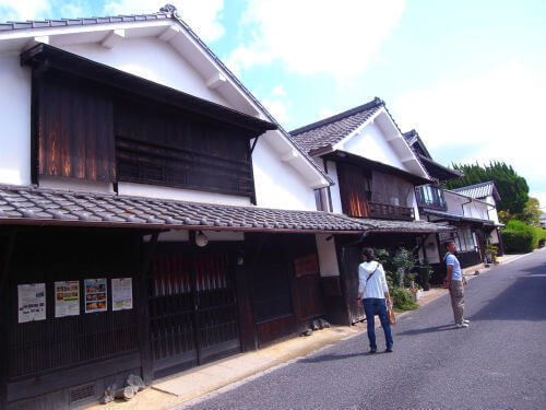 愛媛県卯之町の町並み