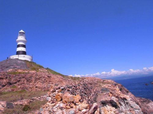 南伊豆のダイビングポイント神子元島の灯台