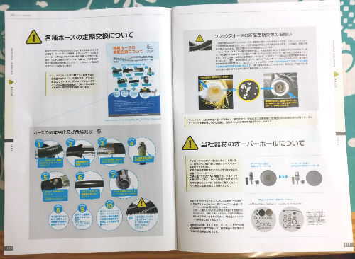 メッシュホースは劣化が分かりづらい｜ダイビングショップアリエス