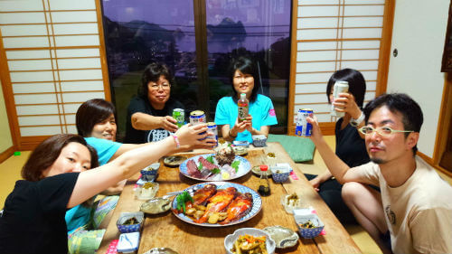 西伊豆・田子の夕食