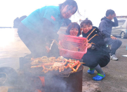 西伊豆の田子ダイビングツアーで高足ガニを食べる！